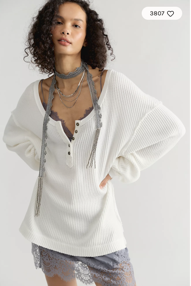 Montreal Oversized Thermal Henley