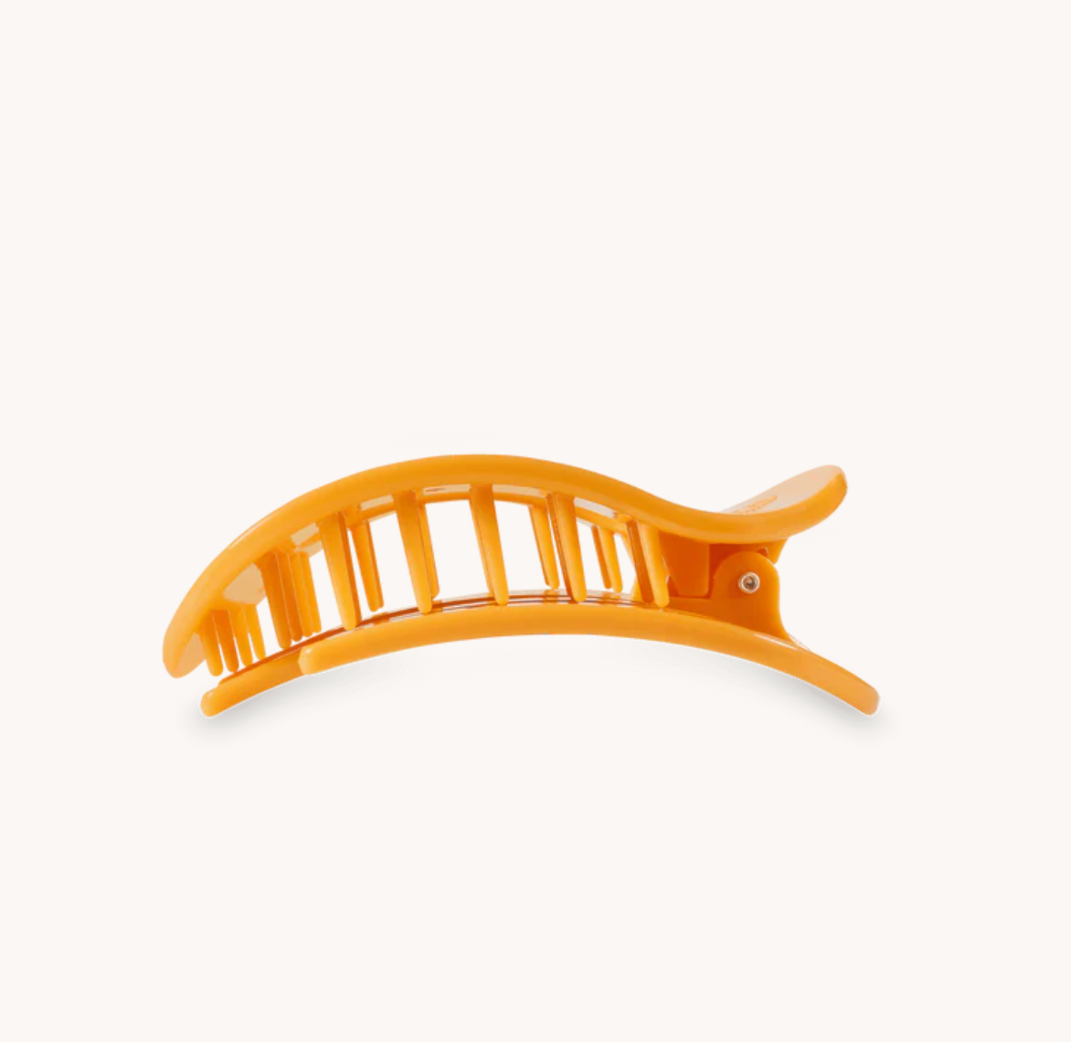Small Flat Round Hair Clip