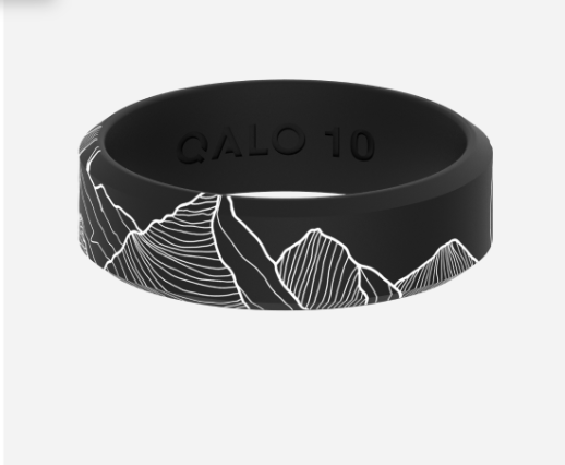 Standard Men's Pela Black Modern Ring
