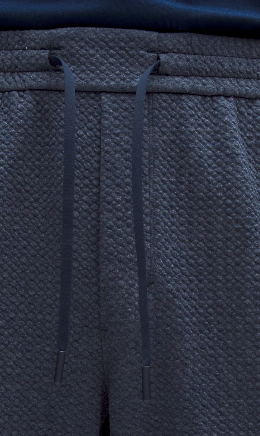 Textured Double-Knit Cotton Jogger