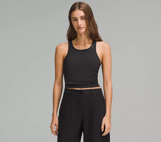 Ebb to Street Cropped Racerback Tank Top*Light Support, B/C Cup