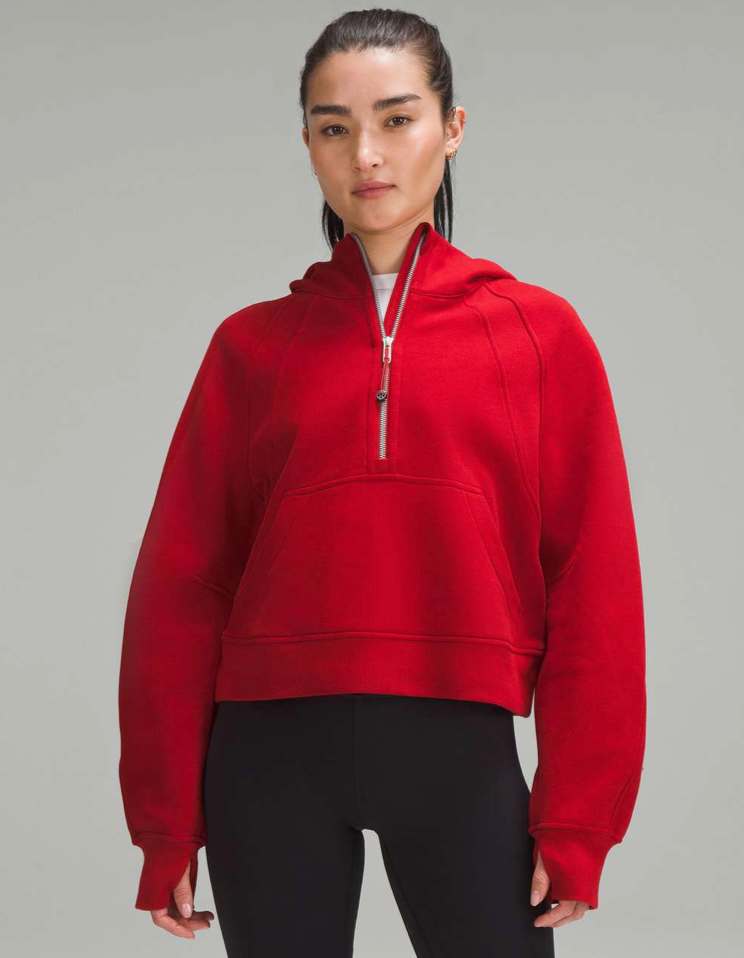 Scuba Oversized Half-Zip Hoodie
