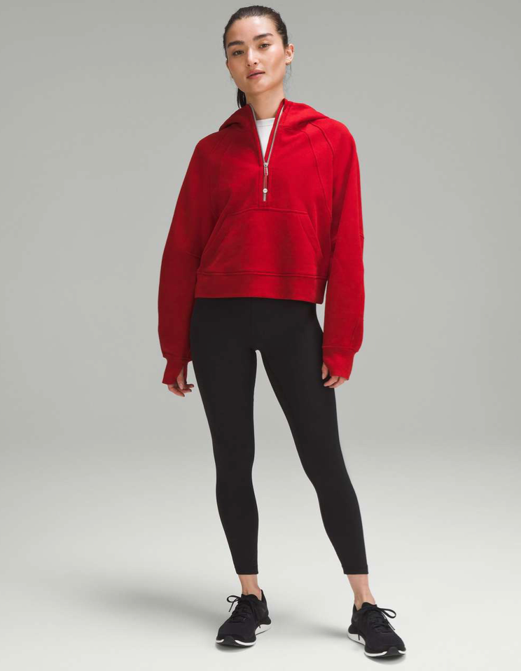Scuba Oversized Half-Zip Hoodie