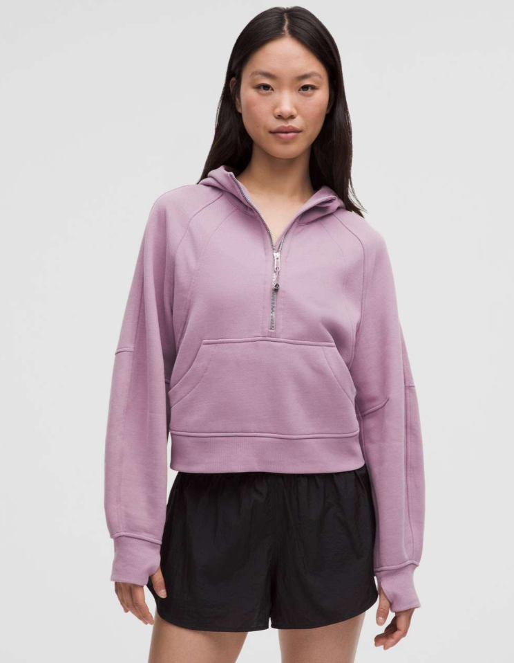 Scuba Oversized Half-Zip Hoodie