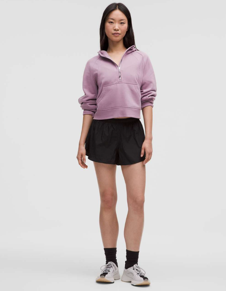Scuba Oversized Half-Zip Hoodie