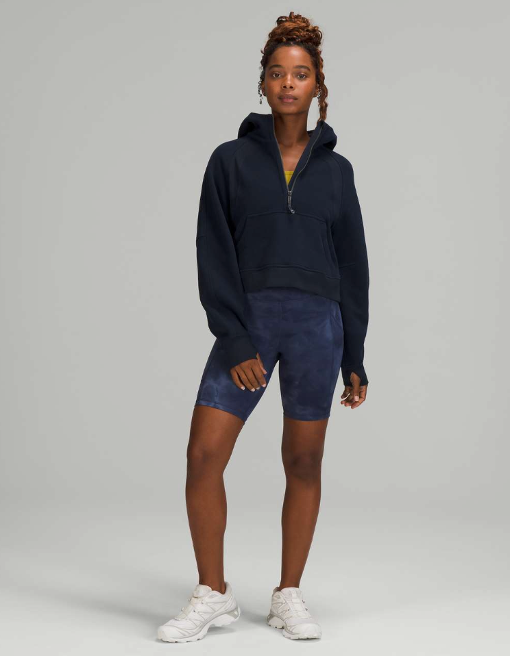 Scuba Oversized Half-Zip Hoodie