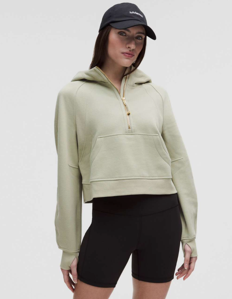 Scuba Oversized Half-Zip Hoodie