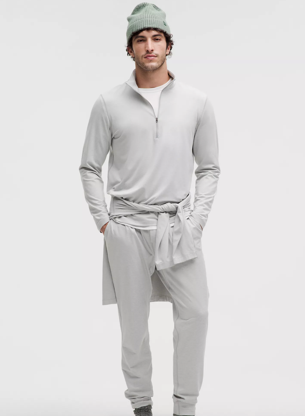 Soft Jersey Half Zip