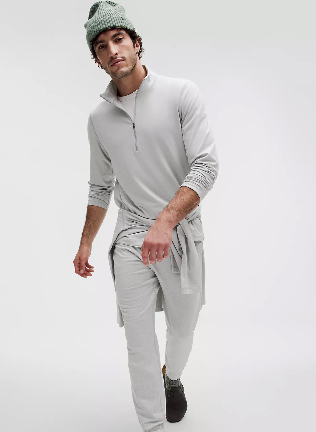 Soft Jersey Half Zip