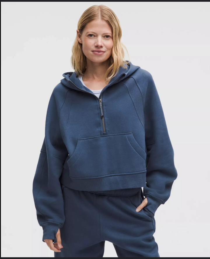 Scuba Oversized Half-Zip Hoodie