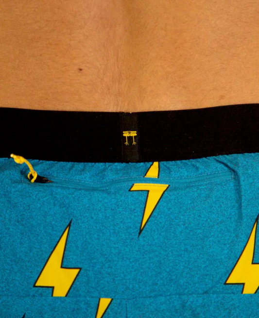 Men's 5'' Drawstring Split Short Electric Collection