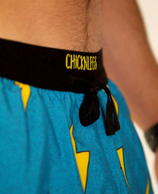 Men's 5'' Drawstring Split Short Electric Collection