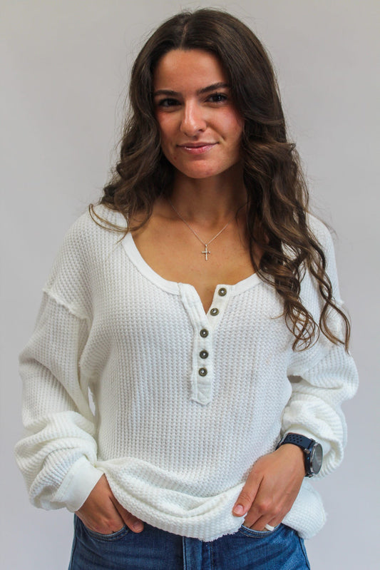 Montreal Oversized Thermal Henley