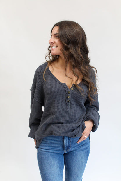 Montreal Oversized Thermal Henley