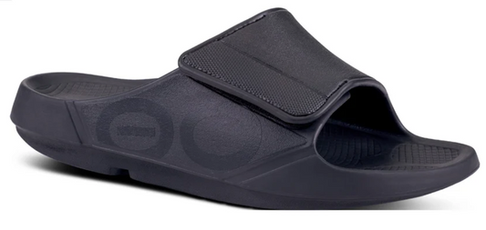 Unisex OOahh Sport Flex Slide Black Matte - Black Matte