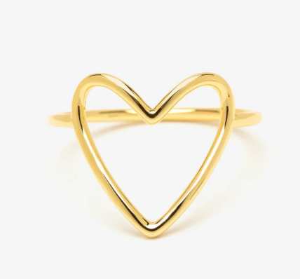 Big Heart Band Ring