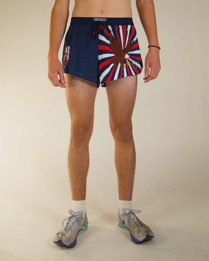 Men's 5'' Drawstring Split Short Freedom Collection