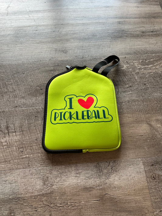 I Love Pickleball Pickleball Paddle Cover