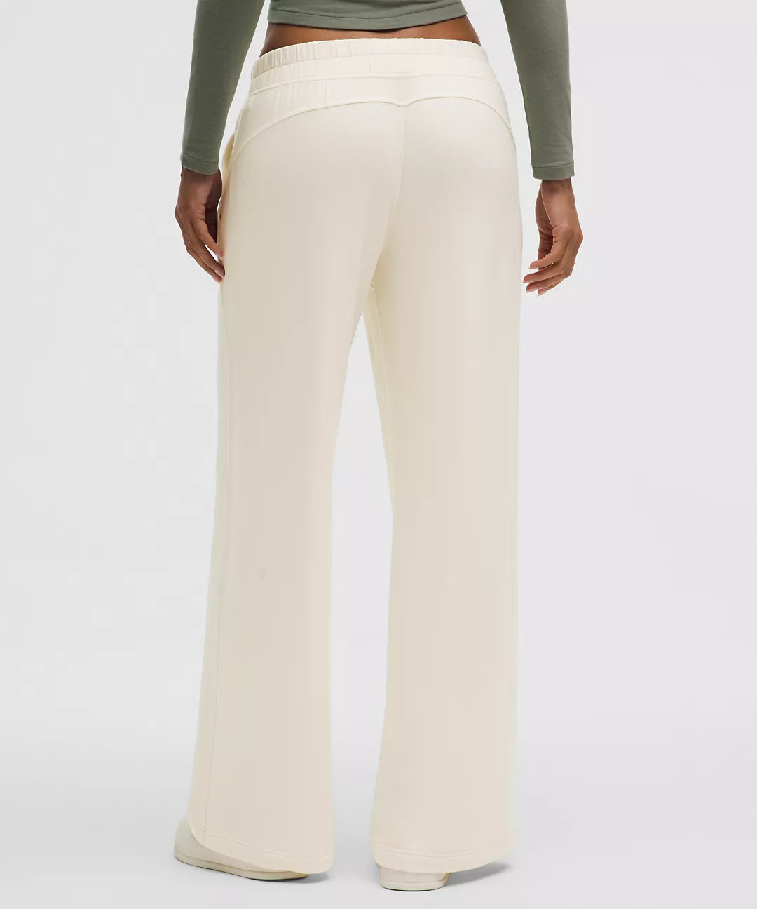 BeCalm Mid- Rise Wide-Leg Pant