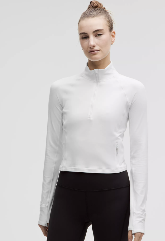 It's Rulu Run Cropped Half Zip