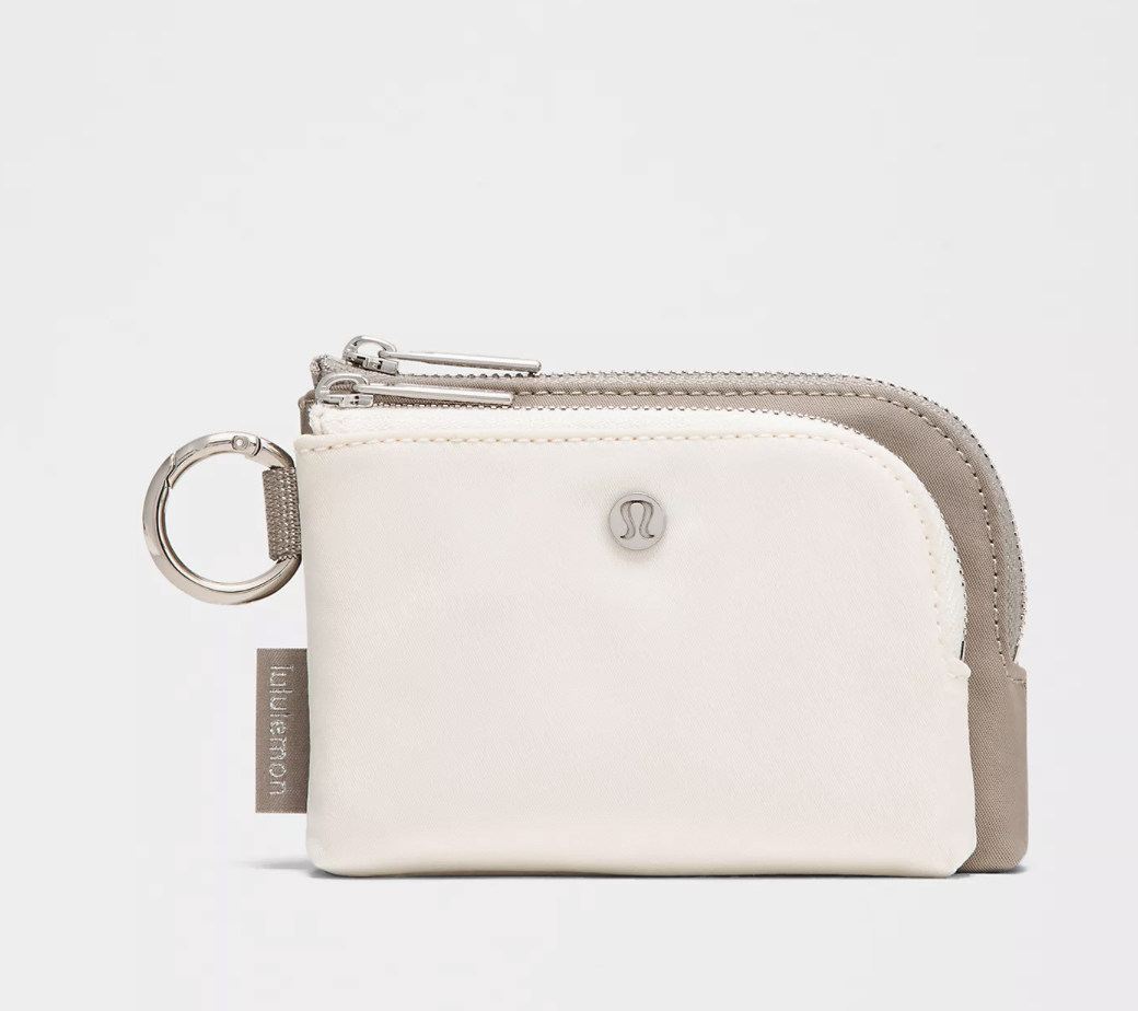 Double Zip Clippable Card Pouch