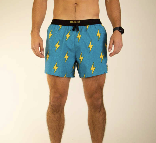 Men's 5'' Drawstring Split Short Electric Collection