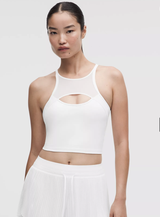 Ace Advantage Mesh-Panel Tennis Tank Top