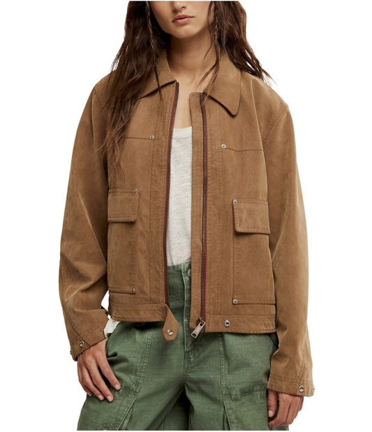 Blair Vegan Suede Jacket