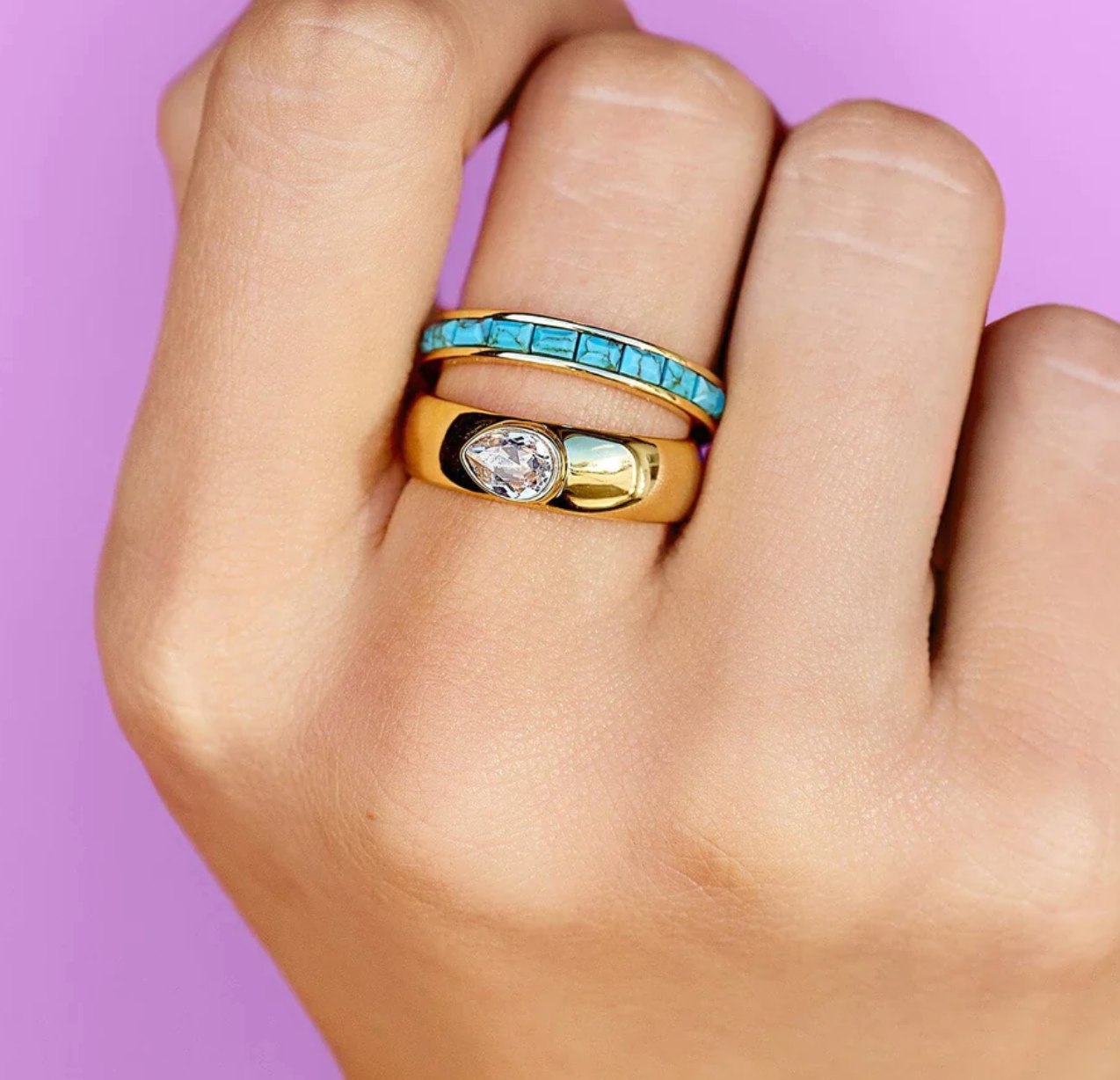 High Tide Ring Set