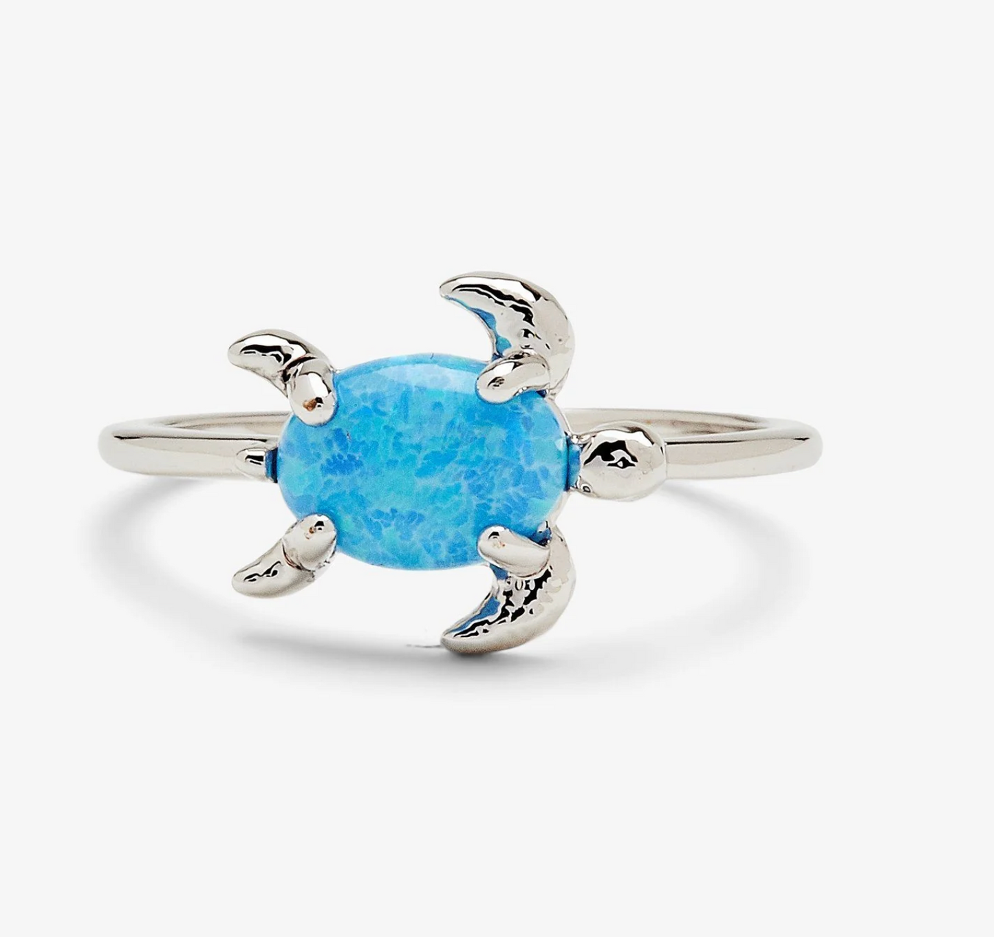 Opal Sea Turtle Ring