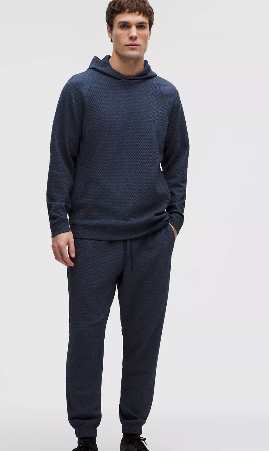 Textured Double-Knit Cotton Jogger