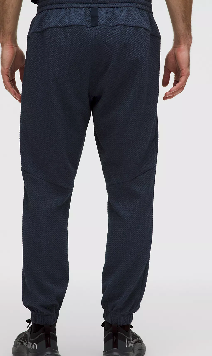 Textured Double-Knit Cotton Jogger
