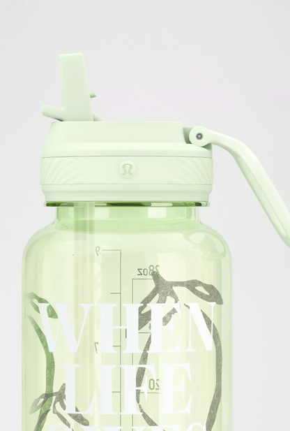 Back to Life Sports Bottle 32oz *Lemons Quote