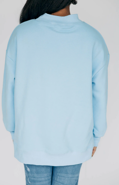 The Madi Classic Mockneck Sweatshirt