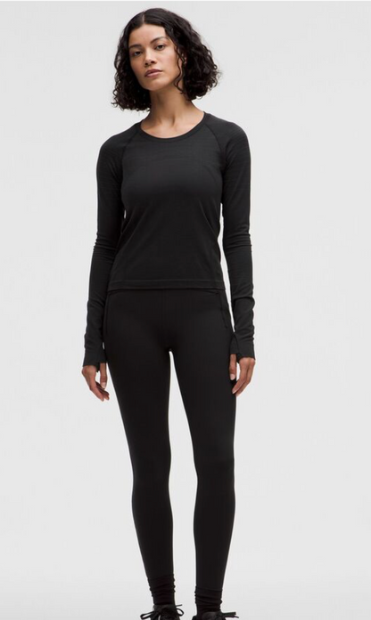 Swiftly Tech Long-Sleeve Shirt 2.0Race Length *Glow Stripe