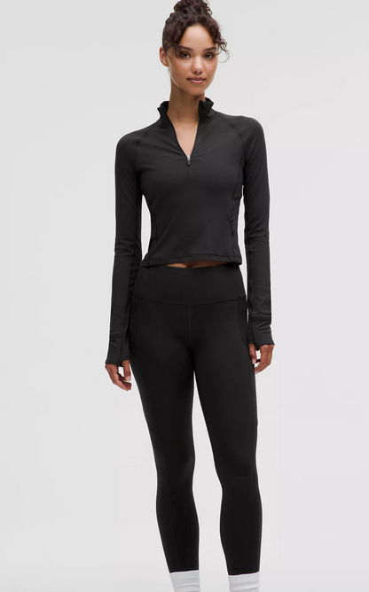 It's Rulu Run Cropped Half Zip