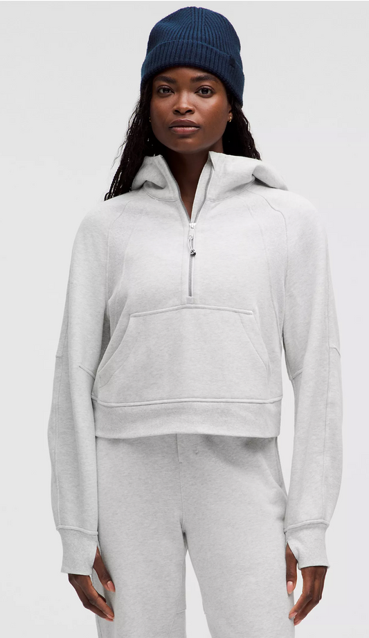 Scuba Oversized Half-Zip Hoodie