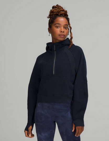 Scuba Oversized Half-Zip Hoodie