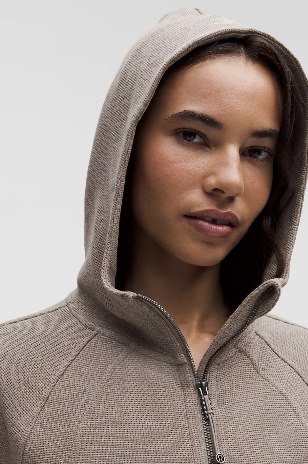 Scuba Oversized Full-Zip Hoodie *Waffle