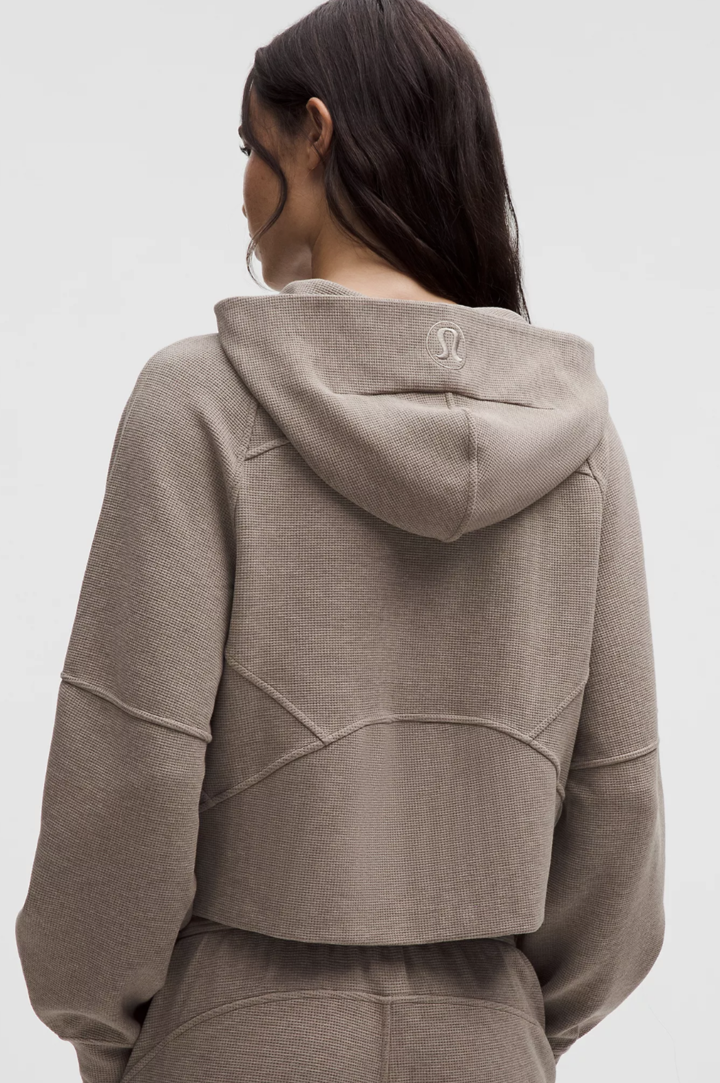 Scuba Oversized Full-Zip Hoodie *Waffle