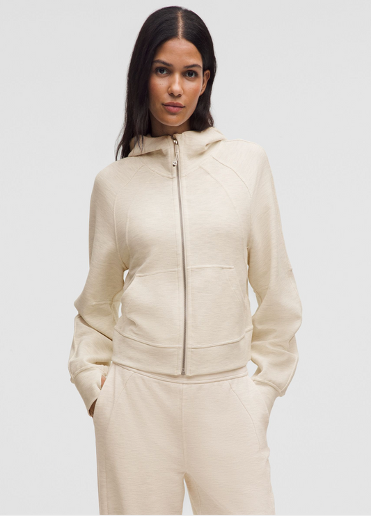 Scuba Oversized Full-Zip Hoodie *Waffle