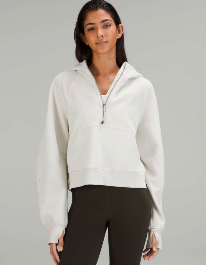 Scuba Oversized Half-Zip Hoodie