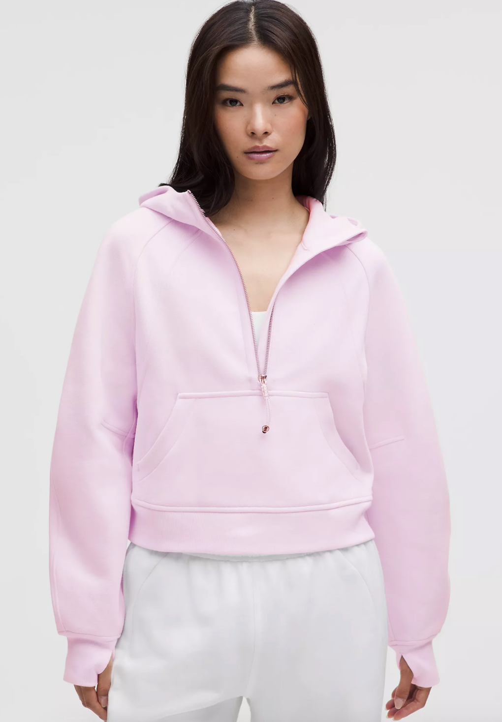 Scuba Oversized Half-Zip Hoodie