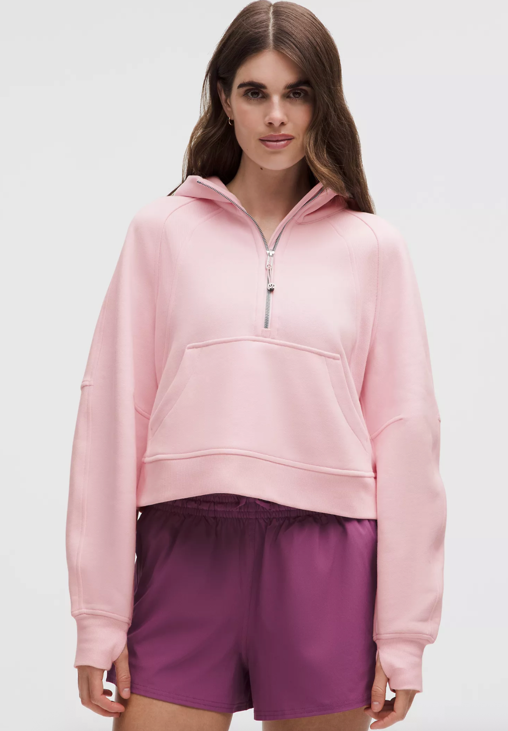 Scuba Oversized Half-Zip Hoodie