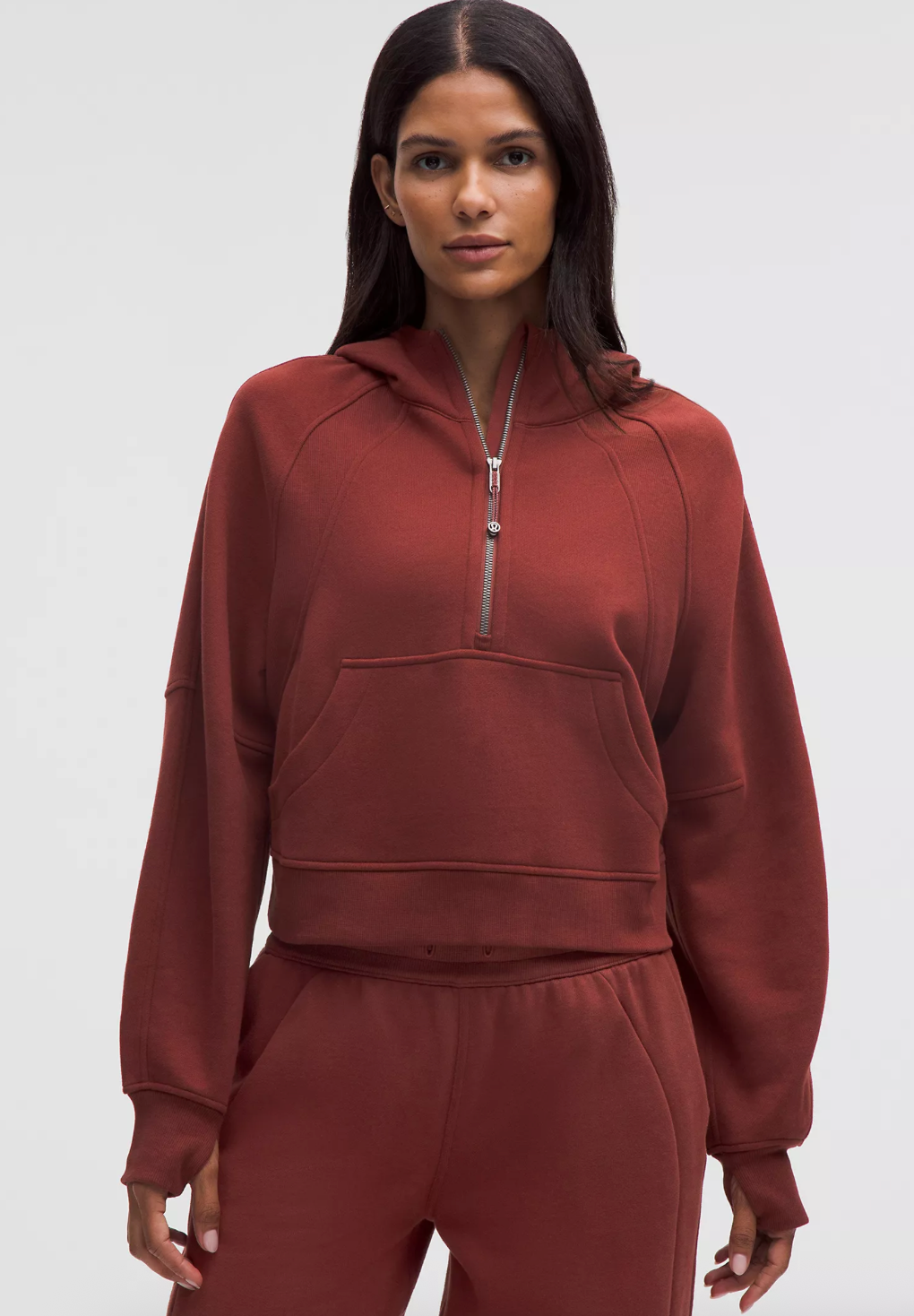 Scuba Oversized Half-Zip Hoodie