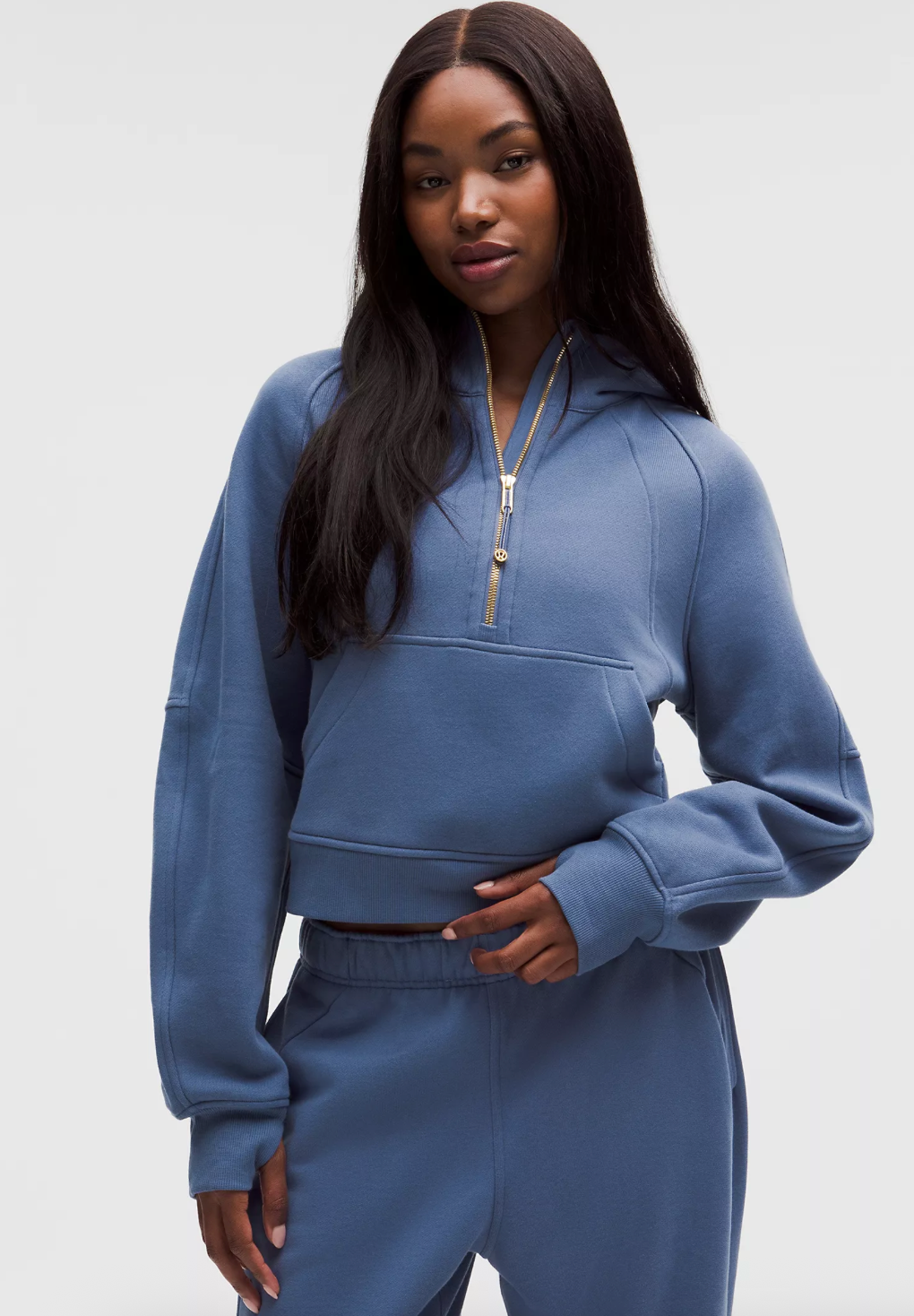 Scuba Oversized Half-Zip Hoodie