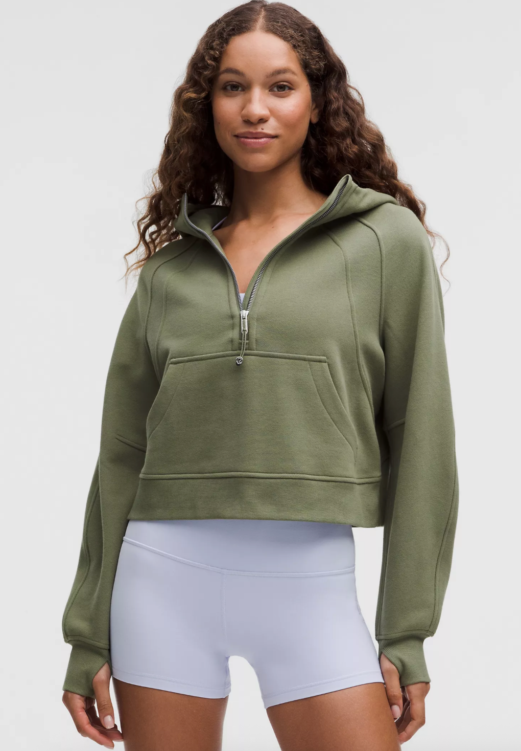 Scuba Oversized Half-Zip Hoodie