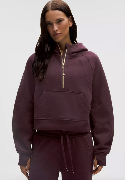 Scuba Oversized Half-Zip Hoodie