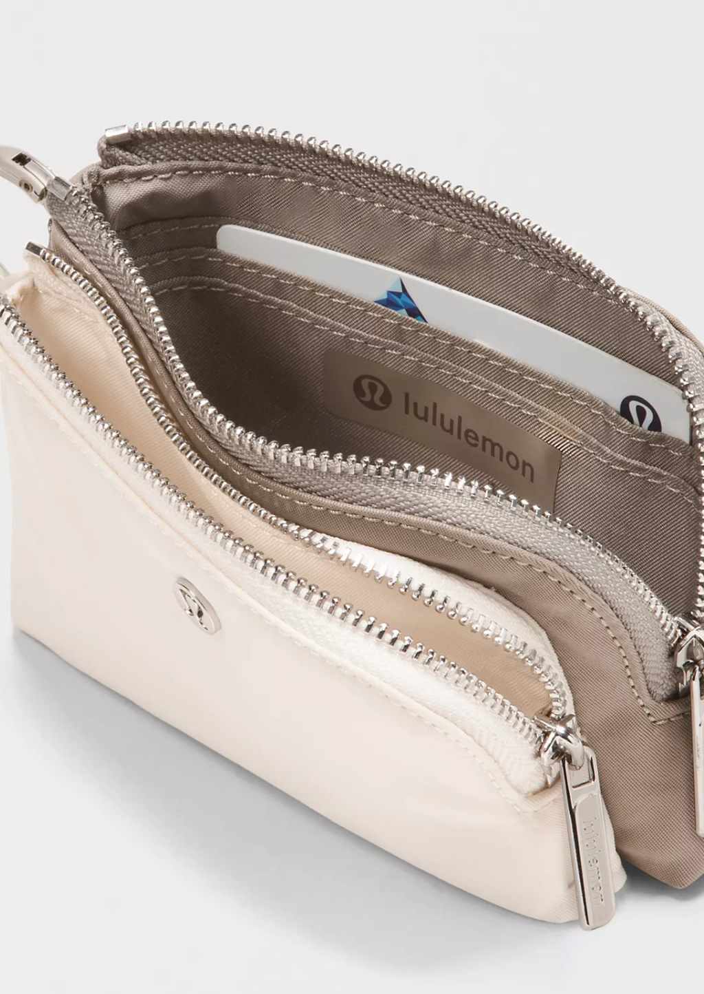 Double Zip Clippable Card Pouch