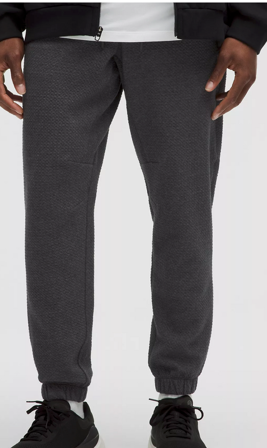 Textured Double-Knit Cotton Jogger